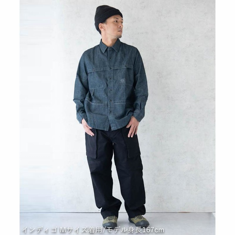 snow peak スノーピーク TAKIBI Light Denim Utility Shirt 焚火