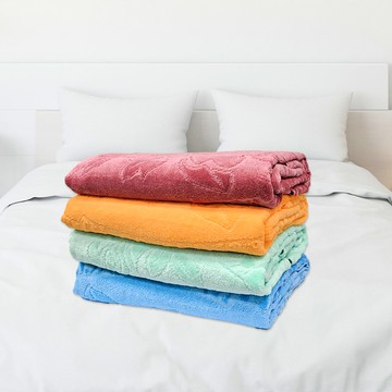 絨面緹花枕巾-80x48cm-2條入x2包