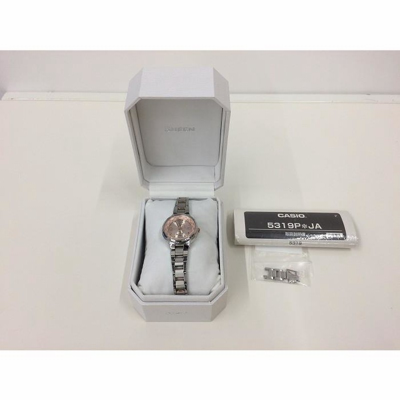 中古】カシオ シーン レディース腕時計 SHW-1507 電波ソーラー