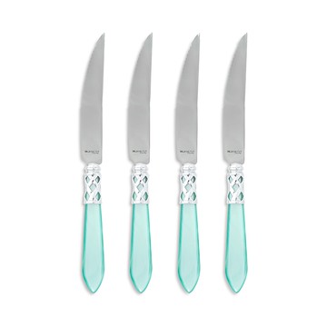 Vietri Aladdin Brilliant Steak Knives, Set of 4