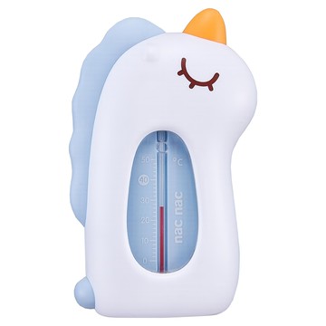 nac nac 獨角獸寶寶沐浴水溫計  海洋藍