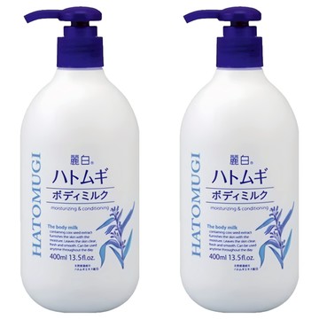 KUMANO 熊野油脂 麗白薏仁乳液 400ml 天然保濕成分  2件