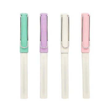 鋼筆 彩色鋼筆 附墨水 直液式 學生 練字 簽字筆 客製化 印字 廣告筆 客製化禮品專家5241