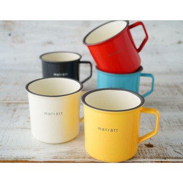 日本製 matratt仿琺瑯馬克杯 550ml 輕量杯 馬克杯 水杯 露營杯 耐摔餐具 日本進口 日本直送 馬克杯