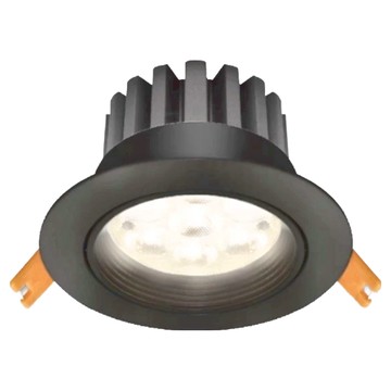 DANCELIGHT 舞光 15W微笑崁燈 6000K 黑殼 LED-9DOS15D-BK 9cm 白光  1組