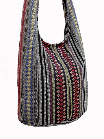 編織手提袋單肩包手工包斜挎包灰橙