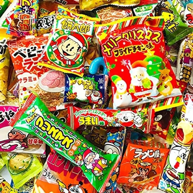 クリスマス仕様 亀のすけ店オリジナルメガ盛り駄菓子500点ボックスセット オススメ駄菓子が100種類約500点入ります 子供会や運動会の 通販  LINEポイント最大0.5%GET | LINEショッピング