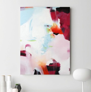 紅粉色抽象 | 紅色抽象 | 紅粉色畫 | 紅色繪畫 | 組合