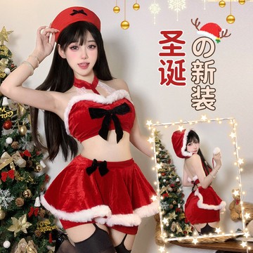 517🎅🏻🎄【❤︎萌萌甜甜聖誕服🎅🏻✨❤︎】聖誕節裝扮交換禮物套裝甜美聖誕服聖誕帽聖誕帽子聖誕節表演服聖誕節現貨啦啦隊