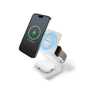 20W Qi2 MagSafe 三合一折疊式磁吸充電座組