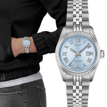 TISSOT 天梭 官方授權 T156.208.11.353.00 Ballade COSC 天文台認證機械女錶 1212購物節 送禮推薦-30mm T1562081135300