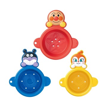 麵包超人 連接堆疊！麵包超人戲水疊疊杯 戲水玩具 洗澡玩具