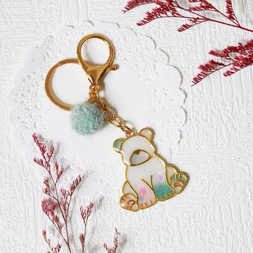 【鑰匙圈/吊飾】繽紛熊仔