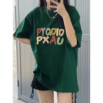 【PRPN】衣服 短袖 韓版上衣 短袖上衣 oversize t恤 美式復古 上衣 ins 風衣服 水洗 短袖t恤