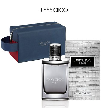 【JIMMY CHOO】同名男性淡香水50ml(贈JIMMY CHOO盥洗包.附紙袋)