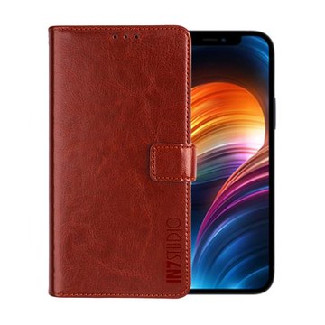 IN7 瘋馬紋 iPhone 14 (6.1吋) 錢包式 磁扣側掀PU皮套 吊飾孔 手機皮套保護殼