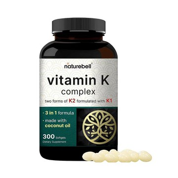 美國代購！原裝正品NatureBell維他命K綜合物K1 K2 300粒