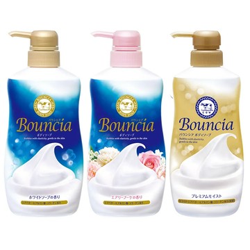 🔥正品+發票 牛乳石鹼 Bouncia 美肌滋潤沐浴乳 550ml 補充包400ml🥀CAROL小舖