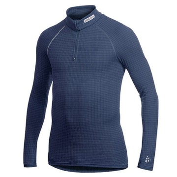 【Craft】Zero Extreme 男款拉鍊立領長袖排汗衣.中層衣.衛生衣.車衣.上衣_194610-2940 暗藍