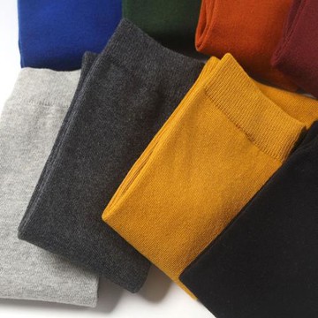 襪子男春夏男士長襪老年高筒襪純灰色包郵免綁腿保暖情侶薄款大碼