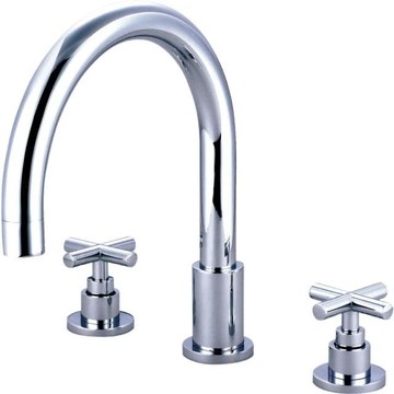 【大巨光】浴用檯面雙槍水龍頭_3件式(TAP-112003)