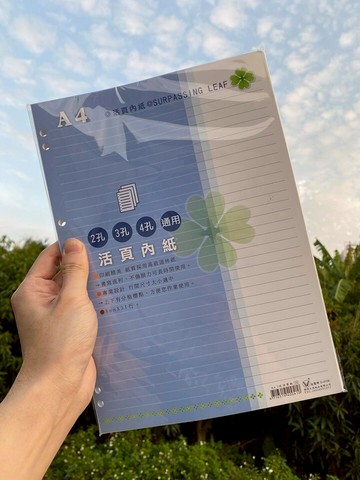 金鷹 A4 (13K) 7孔 活頁紙 活頁內紙 內頁 (7孔橫線) (100張入/包) (2孔3孔4孔通用)【APP滿額下單10%點數(單一帳號最高5000點)】1/31止