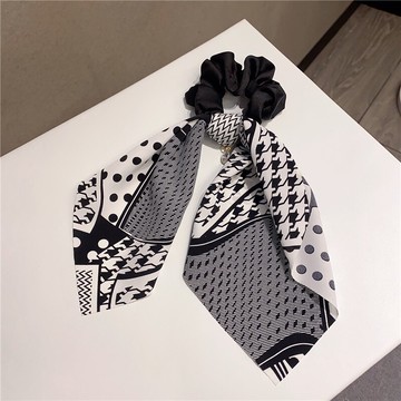 蝴蝶結發圈扎頭發綁飄帶馬尾超仙發繩頭飾年新款頭繩發帶女夏