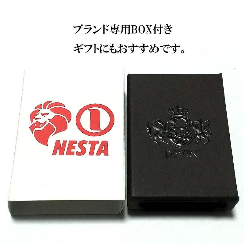 NESTA オイルライター ユーズド加工 アンティークゴールド ブラス DEVIN 日本製 ネスタ おしゃれ かっこいい メンズ プレゼント ギフト