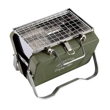 CAPTAIN STAG 鹿牌 可折疊收納桌上型V型烤肉架  750g  1個