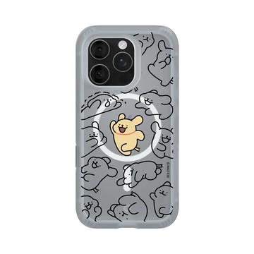 iPhone 16 Pro AirX 流變灰 - Maltese線條小狗 - 萬眾矚目的小金毛