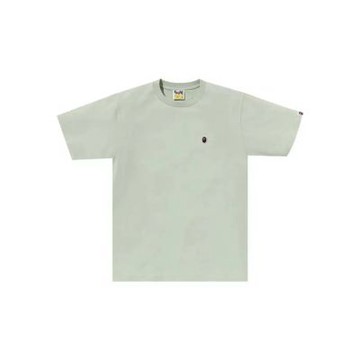 BAPE Ape Head One Point T-Shirt 猿人 電繡小標 短袖 淺綠色 RAY-14 [台灣現貨]