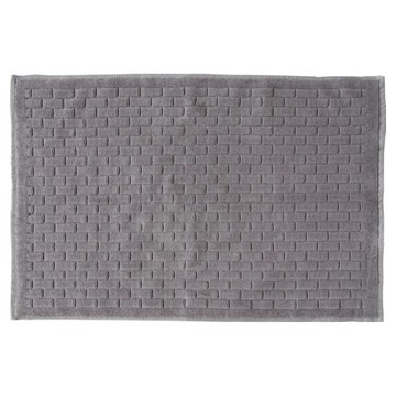 日本 oka 乾度良好 吸水速乾毛巾地墊 AG+ BRIQUE  60 x 40cm  灰色  1條