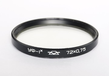 UF-1x UV-1x 72mm 紫外線鏡頭濾鏡 72x0.75 蘇聯 KMZ
