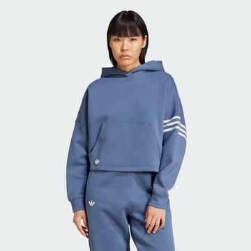 【adidas 愛迪達】 NEUCLASSICS 連帽上衣 帽T 女 - Originals IX9866