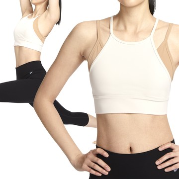Nike As W Ny Df Indy Strpy Ll Bra G 女款 灰白米色 運動 內衣 FZ6568-104