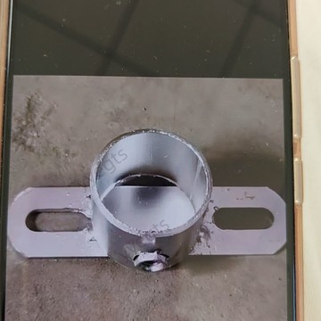 【臺灣好物】  墙座工地临边防护连接件48钢管建筑工地定型化底座配件卡扣  9・27