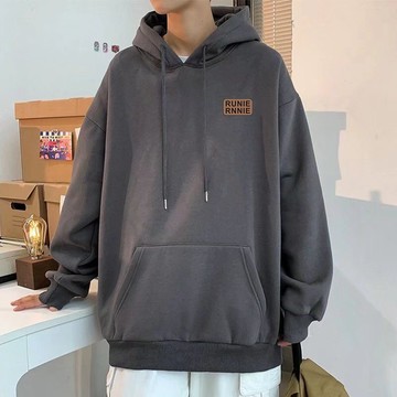 臺灣出貨 百搭日常上衣 連帽長袖套頭上衣 休閒圖案 男女休閒款 刷毛加絨款 尺寸M-8XL 印花潮流造型秋冬衣服 0RH