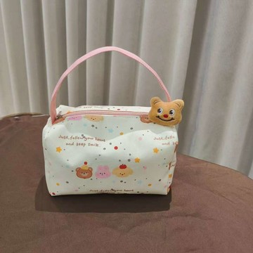 臺灣/現✨包包 旅行包 收納包 斜挎包新品夏季元素甜美收納化妝洗漱大容量ins手拎包