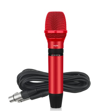 有線麥克風KTV有線話筒動圈話筒錄音麥卡拉OK直播話筒聲卡麥克風【Snowbelle優選】