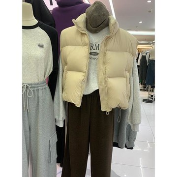 十三行2025冬季新款棉服馬甲外套女疊穿坎肩外穿背心開衫馬夾上衣