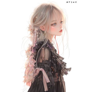 【3 月新品 1】07-117-0086 人物貼紙 輕透感裝飾