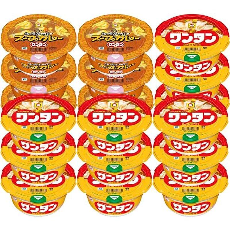 セット商品マルちゃん ワンタンスープ しょうゆスープカレー 2種アソート(しょうゆ味 12個 スープカレー6個)