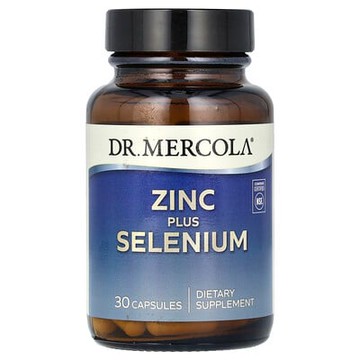 Dr. Mercola, 鋅 + 硒，30 粒膠囊