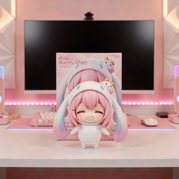 戰鬥臉洛克大耳帽兜塔菲手辦玩具模型生日禮物可愛周邊玩具
