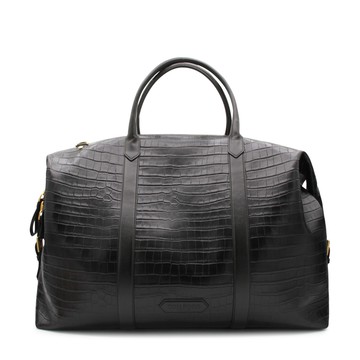 Tom Ford - Black Leather Top Handle Bag