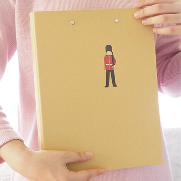 簡約時尚A4文件辦公用品夾強力夾子資料冊夾板雙夾學生