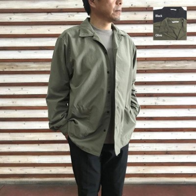 MANUAL ALPHABET 【SALE】マニュアルアルファベット MA-S641 NYLON MIL SHIRTS ナイロンミリタリーシャツ  Black Olive | LINEブランドカタログ