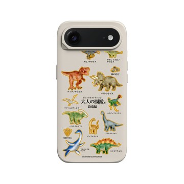 iPhone Air SolidX 貝殼灰 - 大人の図鑑 - 恐龍編_圖鑑風