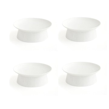 Erato Moru 高腳盤組  4入  白色  單品