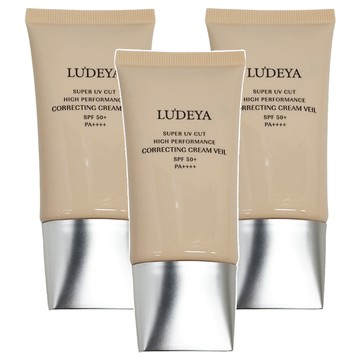 LUDEYA 露緹雅 極光綻白高效隔離霜 45ml SPF50+ PA++++  單一顏色  3條